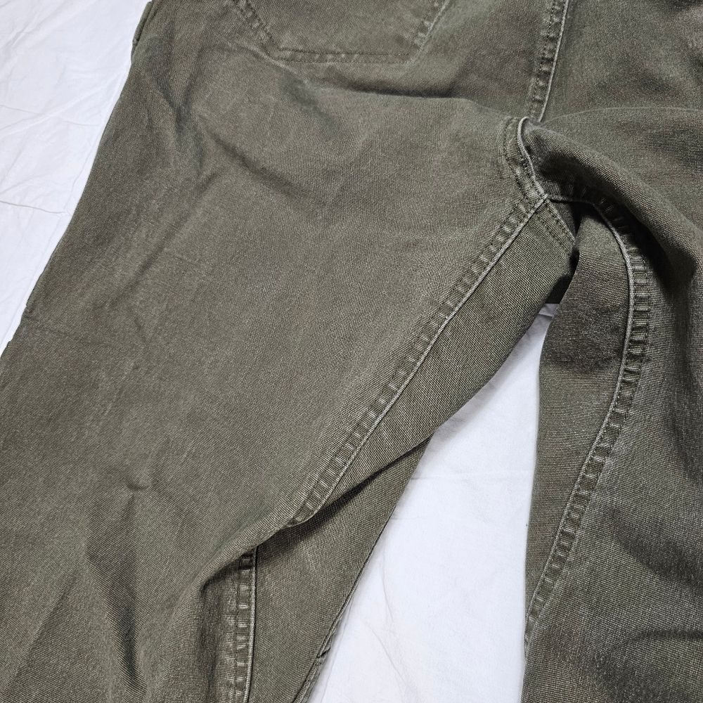 Duluth Green Cargo Pants With‎ Comfort Waistband Women's Size 14 - Picture 13 of 13